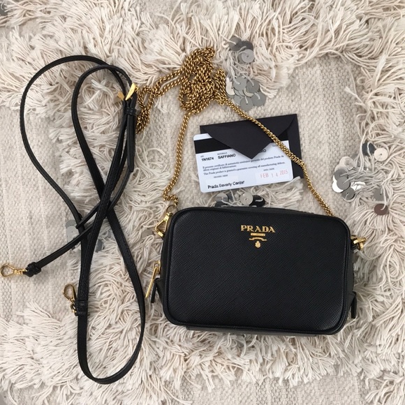 prada saffiano leather camera bag